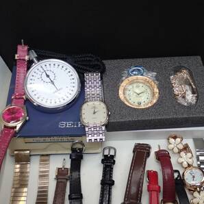 腕時計 32点 まとめ売り ジャンク品 SEIKO セイコー/CASIO カシオ/NIXON ニクソン/FOSSIL フォッシル/Klaeuse クロイゼ 等 不動品の画像2