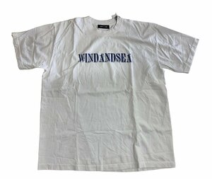 WIND AND SEA ウィンダンシー WDS-CS-125 T-SHIRT ORNAMENT オーナメントTシャツ XLサイズ 白 ネイビー タグ付き保管品