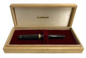 PLATINUM プラチナ ペン先 18Ｋ 万年筆 記念品 刻印有 筆記用具 文具 箱付