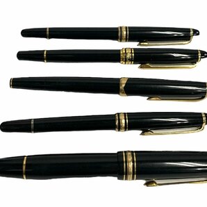 MONTBLANC モンブラン MEISTERSTUCK マイスターシュテュック 万年筆 5本セット 585 14K 金 ゴールド 筆記用具 現状品の画像3