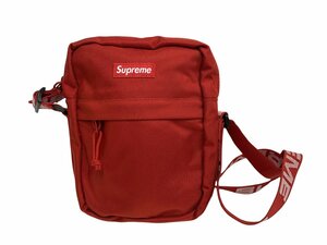 Supreme シュプリーム 18ss 赤 ナイロン ボックスロゴ ショルダーバッグ