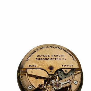 ULYSSE NARDIN ユリスナルダン ムーブメント 文字盤 CHRONOMETER Co. AUTOMATIC オートマチックの画像5