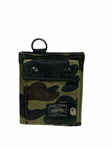 A BATHING APE アベイシングエイプ PORTER ポーター 吉田カバン コラボ カウンターシェイド カモ 財布