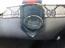 【z26708】GUCCI グッチ オールドグッチ GG柄 シェリーライントートバッグ 格安スタート_画像9