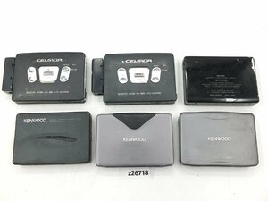 【z26718】ジャンク CELSTOR セルシオ・KENWOOD ケンウッド・SHARP シャープ Piu ヘッドフォンステレオプレーヤー 6点 まとめ 格安スタート