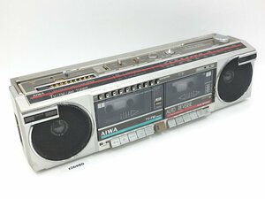 【z26980】AIWA アイワ CS-W88 ラジカセ ダブルデッキ ジャンク 格安スタート