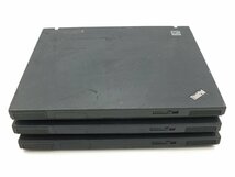 【z26974】Lenovo レノボ ThinkPad X61 7675A31 ノートブックパソコン 12.1インチ T7500 2007年製 ジャンク 3台 まとめ 格安スタート_画像6