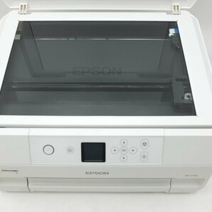 【z27112】EPSON エプソン EP-711A カラリオ インクジェットプリンター ワイヤレス接続 Wi-Fi ホワイト A4 通電確認済み 格安スタートの画像6