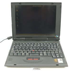 【z26804】IBM ThinkPad Type 2609-51J ノートパソコン 格安スタートの画像1
