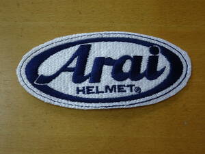 Arai アライ バイカー 希少デザイン 昔のロゴマーク 旧車 ワッペン 当時物 昭和 ロゴ 刺繍