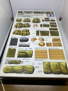 タミヤ 1/35 アメリカ軍　現用車輌装備品セット 写真掲載のみ　ランナー１枚　訳あり