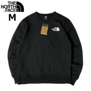 1円～!売切!【正規新品】THE NORTH FACE◆LOGO PULLOVER CREW トレーナー スウェット US限定 裏起毛 男女兼用 アウトドア(M)黒① 181130-22の画像6