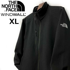 1円～!売切!【正規新品】THE NORTH FACE◆STRETCH SOFT SHELL JACKET トラックジャケット US限定 撥水 ハーフドームロゴ(XL)黒 180915-50の画像3