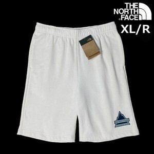 1円～!売切!【正規新品】THE NORTH FACE◆TNF NOV SHORT ショートパンツ スウェット US限定 ワッペン 1966 スポーツ(XL/R)白 190110-23