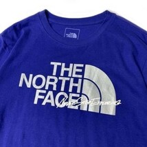 1円～!売切!【正規新品】THE NORTH FACE L/S GI TEE 長袖 Tシャツ ロンT US限定 ハーフドームロゴ 男女兼用 ビッグロゴ(S)青 180902-20_画像4