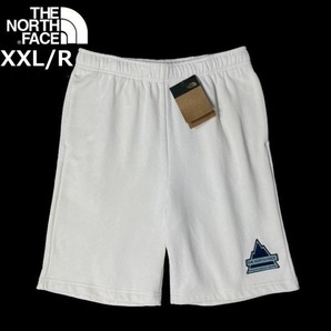 1円～!売切!【正規新品】THE NORTH FACE TNF NOV SHORT ショートパンツ スウェット US限定 ワッペン 1966 スポーツ 登山(XXL/R)白190110-23の画像2