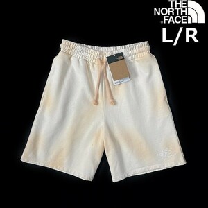 1円～!売切!【正規新品】THE NORTH FACE◆W DYE SHORTS ショートパンツ スウェット US限定 後染め(L/R)オレンジ タイダイ柄 190110-5