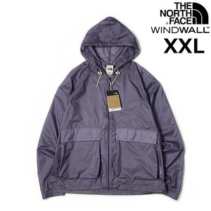 1円～!売切!【正規新品】THE NORTH FACE◆HERITAGE WIND JACKET フルジップ ウィンド パーカー US限定 ナイロン 防風(XXL)紫②180915-5