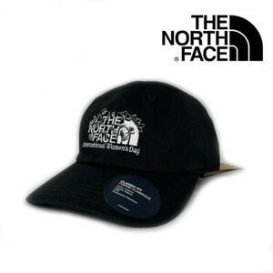 1円～!売切!【正規新品】THE NORTH FACE Backyard Ball Cap 帽子 キャップ US限定 ボックスロゴ 花 刺繍 男女兼用(ONE SIZE)黒 180623-B-15