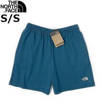 1円～!売切!【正規新品】THE NORTH FACE◆SIMPLE LOGO FLEECE SHORT ショートパンツ US限定 ロゴ刺繍 スポーツ シンプル(S)青② 190110-5_画像2