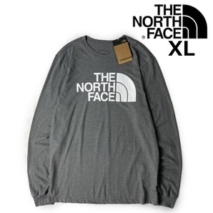 1円～!売切!【正規新品】THE NORTH FACE◆L/S HALF DOME TEE 長袖 Tシャツ ロンT US限定 ハーフドームロゴ 男女兼用(XL)グレー 180902-18の画像1