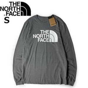 1円～!売切!【正規新品】THE NORTH FACE◆L/S HALF DOME TEE 長袖 Tシャツ ロンT US限定 ハーフドームロゴ 男女兼用(S)グレー 180902-18の画像3