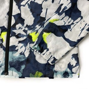 1円～!売切!【正規新品】THE NORTH FACE◆PRINTED CYCLONE JACKET 3 ウインドパーカー US限定 ロゴ刺繍 軽量 撥水(M)紺 総柄 180915-5の画像5