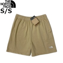 1円～!売切!【正規新品】THE NORTH FACE◆SIMPLE LOGO FLEECE SHORT ショートパンツ US限定 ロゴ刺繍 スポーツ シンプル(S)カーキ 190110-5_画像2