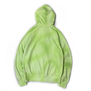 1円～!売切!【正規新品】THE NORTH FACE◆DYE RECYCLED PULLOVER HOODIE パーカー US限定 後染め 裏起毛(M)緑 タイダイ柄 181130-10の画像6