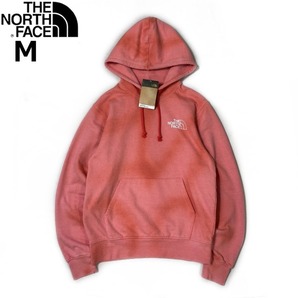 1円～!売切!【正規新品】THE NORTH FACE◆DYE RECYCLED PULLOVER HOODIE パーカー US限定 後染め 裏起毛(M)赤 タイダイ柄 181130-10の画像3