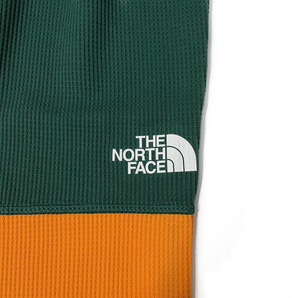 1円～!売切!【正規新品】THE NORTH FACE◆WAFFLE BASE LAYER レギンス US限定 ストレッチ ワッフル 速乾 アウトドア (XL)青 緑 190110の画像4