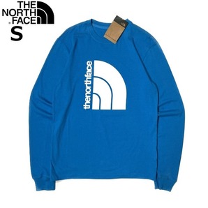 1円～!売切!【正規新品】THE NORTH FACE◆L/S COORDINATES TEE 長袖 Tシャツ ロンT US限定 立体ロゴ 上質 アウトドア(S)青 180902-5の画像3