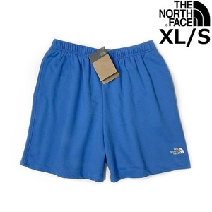 1円～!売切!【正規新品】THE NORTH FACE◆SIMPLE LOGO FLEECE SHORT ショートパンツ US限定 ロゴ刺繍 スポーツ シンプル(XL)青 190110-5