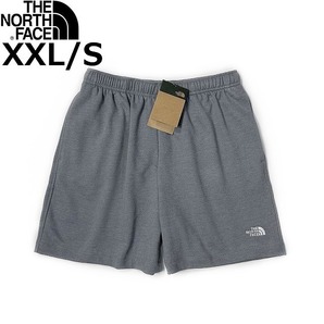 1円～!売切!【正規新品】THE NORTH FACE◆SIMPLE LOGO FLEECE SHORT ショートパンツ US限定 ロゴ刺繍 スポーツ(XXL)グレー 190110-5の画像2