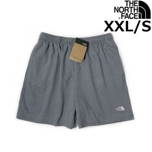 1円～!売切!【正規新品】THE NORTH FACE◆SIMPLE LOGO FLEECE SHORT ショートパンツ US限定 ロゴ刺繍 スポーツ(XXL)グレー 190110-5の画像1