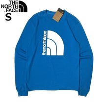 1円～!売切!【正規新品】THE NORTH FACE◆L/S COORDINATES TEE 長袖 Tシャツ ロンT US限定 立体ロゴ 上質 アウトドア(S)青 180902-5_画像3