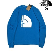 1円～!売切!【正規新品】THE NORTH FACE◆L/S COORDINATES TEE 長袖 Tシャツ ロンT US限定 立体ロゴ 上質 アウトドア(S)青 180902-5_画像1