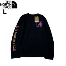 1円～!売切!【正規新品】THE NORTH FACE◆L/S CNY RECYCLED TEE 長袖 Tシャツ ロンT US限定 ボックスロゴ トラ 上質 袖ロゴ(L)黒 180902-20_画像3