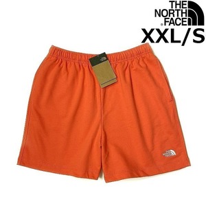 1円～!売切!【正規新品】THE NORTH FACE◆SIMPLE LOGO FLEECE SHORT ショートパンツ US限定 ロゴ刺繍 スポーツ(XXL)オレンジ 190110-5