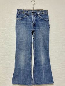 80's USA製 vintage Levi's 684 ビンテージ リーバイス インディゴ フレア デニムパンツ ジーンズメンズ ベルボトム ラッパ ヒッピー W30