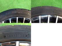 17インチ 社外ホイール メーカー不明 タイヤ 4本セット 17×6.5J +50 PCD 100-4H 4穴 205/45R17 グレイス等_画像2