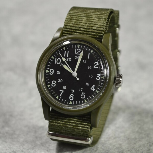 MIL-W-46374 GG-W-113 レプリカ ミリタリーウォッチ US 米軍 ベトナム NATOベルト TIMEX HAMILTON 