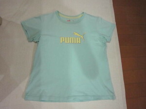 送料210円　PUMA　プーマ　スポーツ用Ｔシャツ　女性用Mサイズ　ペパーミントグリーン　109・210