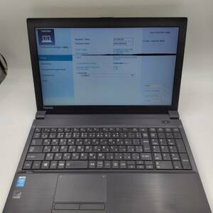 1円スタート　ジャンク　動作品　東芝　B554/L　i5-4200M　　ビジネスノートパソコン