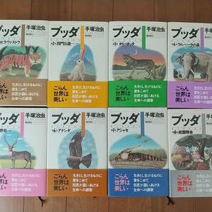 手塚治虫 ブッダ 愛蔵版 ハードカバー 全巻 全8巻 セット 帯付き 潮出版社 ブッダ関連地図 旅の行程図の画像2