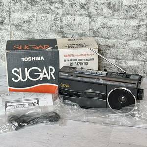 送料無料 東芝『SUGAR』ラジオカセットレコーダー RT-F37