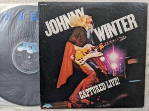 ジョニー・ウインターJOHNNY WINTER●LP●狂乱のライブ CAPTURED LIVE●レコード美品！！