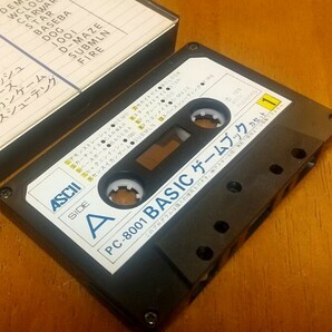 ASCIIPC-8001 カセットテープ BASIC ゲームブックカセット ゲームソフト ゲーマーの画像3