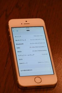 【ジャンク】iPhone SE 第1世代 32GB ゴールド(SIMロック解除済)