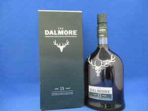 未開栓 THE DALMORE ザ・ダルモア 15年 ハイランド シングルモルト スコッチ ウイスキー whisky 1000ml 40% 箱付 洋酒 古酒 【3625】